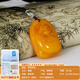 Famous family beeswax pendant for men and women old beeswax chicken oil yellow carved money bag pendant natural amber pendant accessories for boyfriend