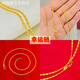 KZD Old Phoenix 999 pure gold Nordic gold necklace bride does not fade clavicle chain versatile gift fine style hand 13