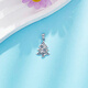Laofu gold and platinum pendant, wishing tree, Christmas tree pendant, gift for girlfriend, gift for others, about 1.05g