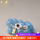 Generomanne Brazilian Aquamarine Bracelet Women's Chinese Bracelet Blue Gemstone Bracelet Flower Bracelet Beads 8mm
