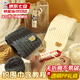 Reza Bear Scarf Hand Knitted DIY Material Pack for Girlfriend Hand Knitted Woolen Scarf Homemade Birthday Gift Milky White 4 Pieces Artifact + Gift Bag + Tools + Tutorial - Shipped from Beijing Warehouse