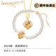 BOBANGSHI Orchid and Hetian Jade Necklace for Women 2025 New Sterling Silver Light Luxury Niche Clavicle Chain New Chinese Style Pendant Birthday Gift Hetian Jade Magnolia Flower Window Necklace