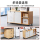 Moai file cabinet information cabinet office cabinet with lock locker mobile side cabinet under the table drawer cabinet storage cabinet low cabinet cabinet three drawers and one door black walnut color 60*34