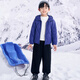 Yalu Children's Clothing Children's Down Jacke 2025 Neue Herbst- und Winterjungen und Mädchen echte 90 Ente Down Dünne mittelgroße und große Jacke Schwarz hochgefülltes Samt 15054g Single-Größe ohne Spezifikationen