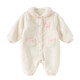 DAVE&BELLA newborn baby romper, autumn and winter milk velvet baby girl jumpsuit, baby pajamas, children's underwear