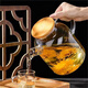 Craftsmanship glass teapot large capacity teapot thickened teapot household flower and fruit tea cold kettle living room cold kettle cold kettle 1800ml 1800ml