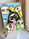 Qili Easter Egg Party Digital Oil Painting IY Children's Hand-drawn Cartoon Filling Coloring 2025 Acrylic Oil Painting LL15781 Acrylic Painting + Professional Oil Canvas + Multiple Professional Paintings
