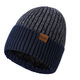 Yufan Winter Wollhut Herren Doppelschicht verdickte Wolle Hut vielseitig gestrickter Hut Männer und Frauen Universal Trendy Winter Hut Erwachsener plus Samt verdickte Warmohrschutz Hut Winterhut Hui724 Kaffee L (58-60 cm)