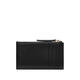 Tory Burch Women's Card Holder Card Storage Card Storage Portable Carry Non-Slip Design Black Calfskin Quilted Texture Black TU
