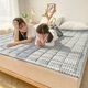 Children's soft cotton mattress pad bottom non-slip mattress household mattress single bed protective pad bottom mattress cotton yarn-dyed washed cotton mattress-Lan Xiaoge 90X200