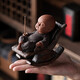Zisha Tea Pet Little Monk Ornament Popular Zisha Tea Pet