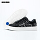 
Lilang official casual board shoes men's splicing jacquard design personalized fashionable lightweight men's casual shoes black and white/G4QXL702 batch 2 41