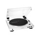 Audio-Technica AT-LP60X TOP vinyl record player retro record player fever gramophone LP belt vinyl player home record player annual party New Year's Day gift Valentine's Day AT-LP60X white + white and black dubbing box set