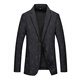 BOSS high-end suit tops for men 2025 new spring and autumn handsome men's casual suit jackets single suit trend black L 175 suitable for 125-140 Jin Jin equals 0.5 kg
