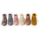 Baby socks autumn and winter new ins style baby woolen socks for men and women, spring and autumn newborn soft warm socks woolen shoes - Turmeric 1-3 years old M (recommended foot length 12-14cm)