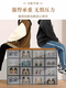 Fantasy Thickened Shoe Box Storage Box Transparent Folding Storage Box Plastic Sneaker Rack Shoe Cabinet Drawer-type Space-Saving Artifact B Style - Hot Selling Recommendation 46.5 Size White Transparent Buy 8 Style B - Hot Selling Recommendation 46.5 Size White Transparent Buy 8