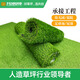 Co-create lawn, co-create artificial grass 10 square meters plastic turf, kindergarten gym greening outdoor courtyard school football field fake grass 30mm thickened encryption upgrade (autumn grass)