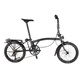 CRANSTON Xiaobu 9-speed folding bike, portable 20-inch folding bike, long-distance riding tri-fold bike, unisex folding 20-inch 9-speed silver M handlebar, 20 inches