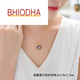 Bhiodha Nanzhu Family Black Pearl Pendant Gold Petal Shape Seawater Pearl Birthday Gift for Wife 90100mm Slightly Flawed Pearl Yellow 18k Gold Holder