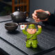 Japanese people kneel down and surrender, color-changing tea pet ornaments, creative tea tables, tea tray decorations, tea accessories, tea pets, Japanese people surrender, color-changing models, safe packaging