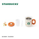 Starbucks Cup Bear Dessert House Series Stainless Steel Straw Cup Set with Tea Drain Cute Desktop Cup for Men and Women Gift Stainless Steel Straw Cup Set with Tea Drain