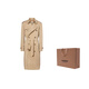 Burberry (BURBERRY) New Year's gift Burbrry Westminster version double-breasted trench coat men's honey color honey color for men and women one size 50