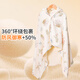 Princess Baby Cloak Autumn and Winter Baby Outing Cloak Children's Windproof Warm Cape Windproof Jacket Bath Towel Cover Hanamachi Tea Party (80*120cm)