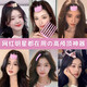 Lazy curly hair artifact wind-shaped comb hairpin side bangs styling clip women's fluffy high-head hair clip hairpin 1# wind-shaped comb 6 teeth-pink