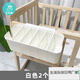 OUOETY baby bedside hanging basket diaper storage bag with 5 adjustable partitions, white