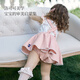DOMIAMIA Children's Summer Thin Cotton Overalls Children's Clothes Girls Boys Pants Muyun Pink 80