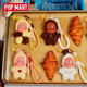 POP SUNDAY bubble pop star fourth generation plush trendy delicious moment pendant cute doll plush trendy blind box 4.0 vanilla crisp brand new unopened 12cm