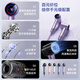 KONKA hair dryer household negative ions high power silent no damage to power generation hair dryer high speed leafless student dormitory quick drying silent hair care styling hair blowing practical gift for women flagship version - Dream Purple 600 million negative ions + 110,000 rpm + constant temperature monitoring