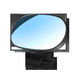 Baby observation mirror in three or four-wheel car, child safety seat, rearview mirror with auxiliary blind spot mirror, four-clip + suction cup combination