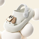 Babycrayon puppy hole shoes children's slippers girls indoor and outdoor wear home baby girl anti-collision cute beige puppy 15 cm inner length_suitable for foot length 14.5cm