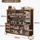 Huixun aparador de madera maciza gabinete de almacenamiento de cocina sala de estar gabinete de té multifuncional de gran capacidad gabinete de almacenamiento integrado gabinete de vino color nogal negro #toda madera maciza sin chapa/con enchufe integrado 200*40*181