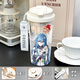 Noya Aya Aya Ri Evangelion Peripheral Animation 2d Water Cup für Freunde BXAO14382 New Century Three Drink Design [550 ml Pink] -Anleiter Druck