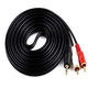 3.5mm one-to-two audio cable 3.5mm dual audio cable 2RCA double-head plug power amplifier computer speaker connection cable conversion line high-fidelity and cost-effective one-to-two 1.5 meters