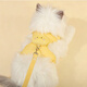 Bo Naling cat traction rope cat rope chest harness walking cat rope cat rope vest pet anti-breakaway escape harness chain