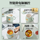 LOCK&LOCK 400ml health cup, boiling water cup, mini health pot, milk artifact, hot milk cup, electric boiling cup, electric stew cup, electric hot water cup, travel heated water cup, outdoor electric hot water cup, red stand-alone model - 0.4L
