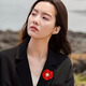 Kamalun (KAMALUN) luxury red rich flower peony brooch high-end women's corsage suit coat temperament pin gift to elder leaders Danhua Yingzhen brooch set