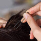 Jian Yingshu black U-shaped hairpins 150 hairpins, ball head hair magic tool to fix invisible one-word clips