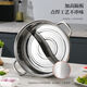 Baige Yuanyang Olla Olla Caliente de Acero Inoxidable Olla Especial Engrosada Gran Capacidad Cocina de inducción de Gas Shabu-Shabu Comercial para el hogar Colador de Sopa Universal Olla Yuanyang Engrosada - Adecuado para 2-4 Personas 30 cm