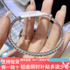 Kaibaolou PT950 platinum bracelet for women, twist rope push-pull platinum bracelet for women, PT999 customizable adjustable New Year gift 28.88g, supports inspection, comes with certificate, and you will get three for a fake one