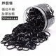 Ye Feili about 500 thickened disposable rubber band headbands high elastic children's rubber band hair band black