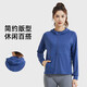 Yoga Wear Women's 2025 New Jacket Sports Fitness Professional Pilates Training Large Size Top Running Suit Autumn Scent Whale Blue L