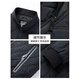 GOLDLION G+ Goldlion Autumn and Winter Cotton Jacket Middle-aged Men's Lightweight Cotton Jacket Stand Collar Cotton Jacket 092 Black M 170