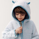 Banana velvet 506Home children's pajamas for boys and girls that can be worn as outerwear sherpa hooded long-sleeved trousers home clothes set