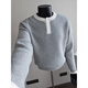 Cardano Warm Autumn Henry Collar Men's Bottoming Shirt with 2025 New Autumn and Winter Tops Handsome Waffle Sweater Men's Gray M _ It is recommended that 100Jin Jin is equal to within 0.5kg