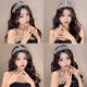 Children's crown girl crystal crown tiara Korean style fairy princess style temperament dress accessories crown hair accessories 04 rhinestone love