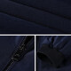 Septwolves Jacket Men's Thick Fashion Business Jacket Men's Casual Baseball Collar Short Men's 102 (Dark Blue) 175/XL